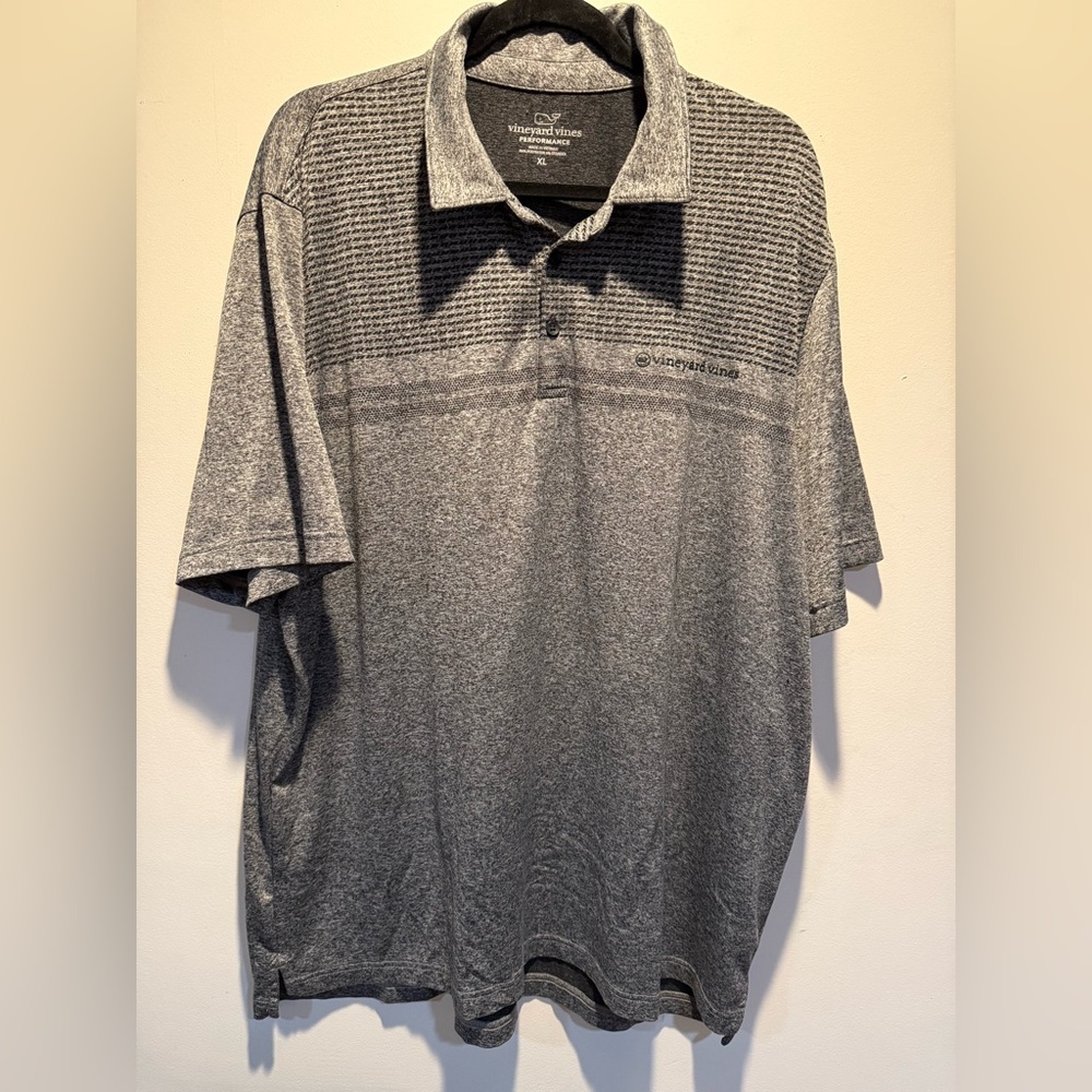 Vineyard Vines Performance Gray Polo - image 1